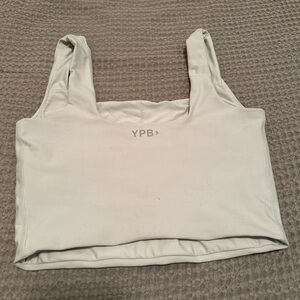YPB Women's Cream Crop Top